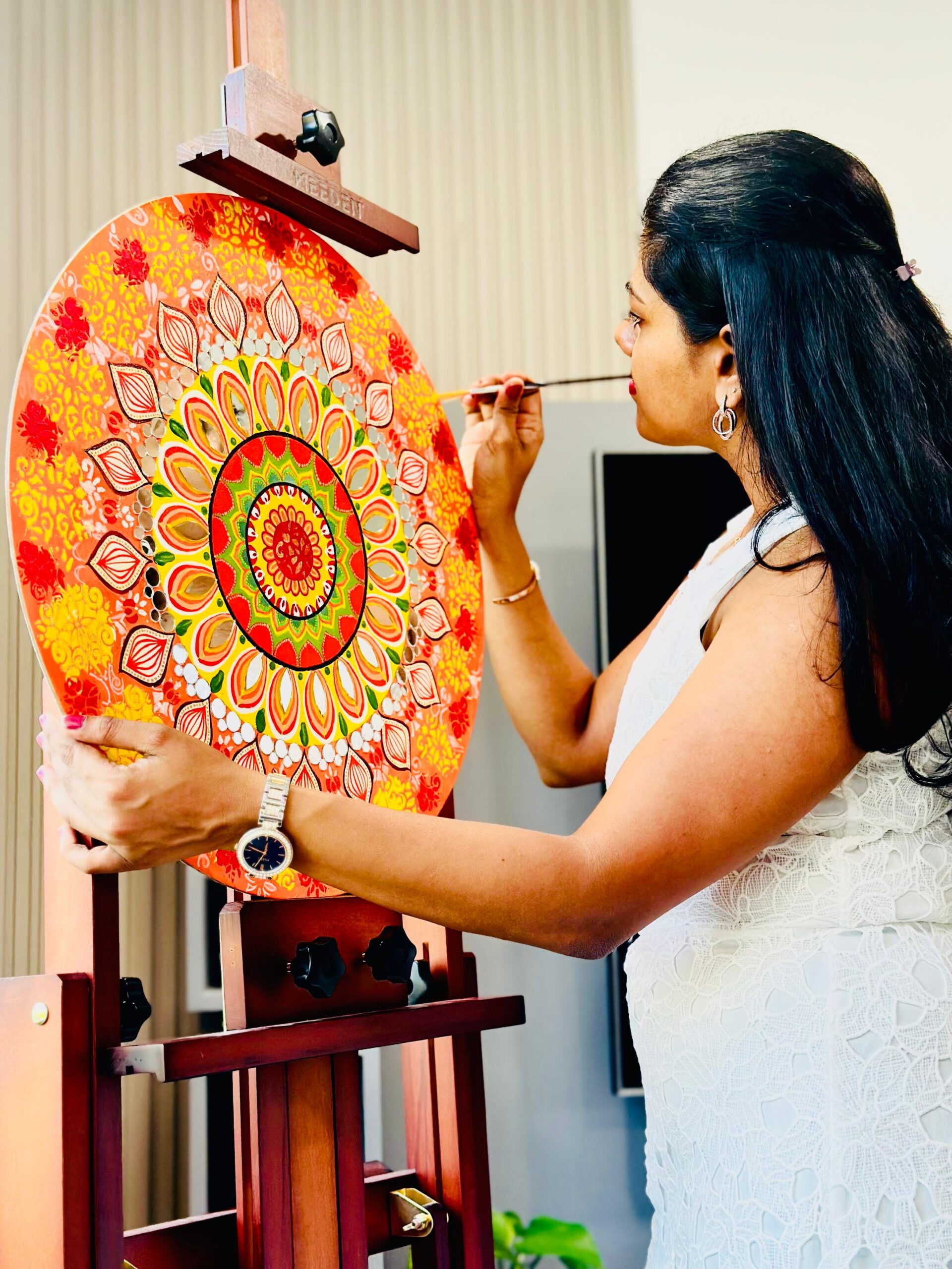 Artist at work